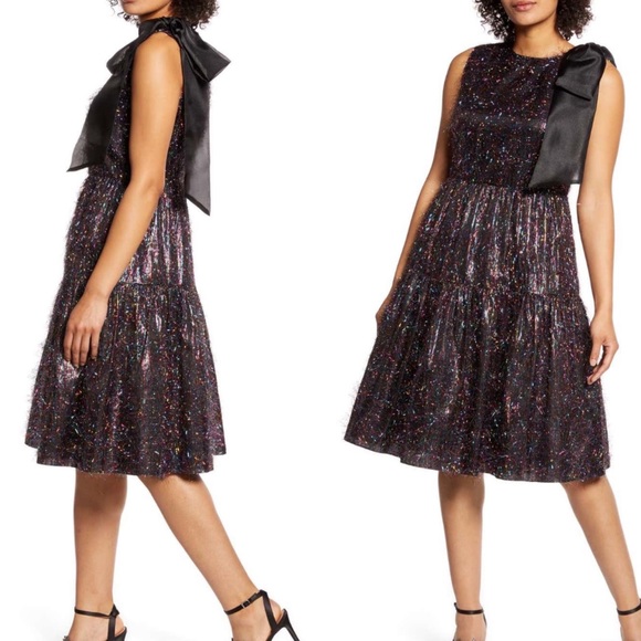 Halogen x Atlantic Pacific Dresses & Skirts - Halogen x Atlantic-Pacific Rainbow Tinsel Dress 6